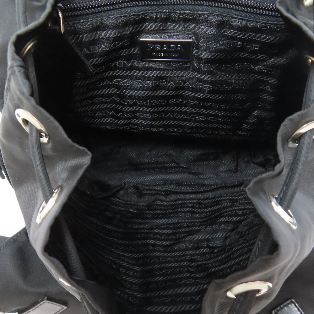 Prada logo Backpack Rucksack Daypack - Picture 5 of 11